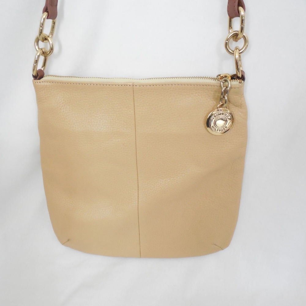 Tommy Hilfiger Gold/Beige/Tan Shoulder Bag - Picture 9 of 10